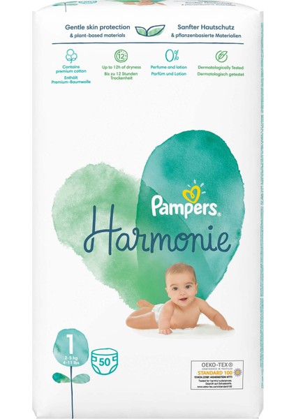  Prima Harmonie Bebek Bezi 1 Beden 50 Adet