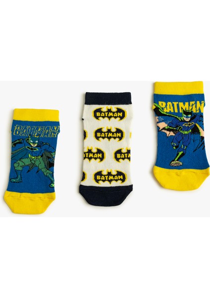 3'Lü Batman Çorap Seti Lisanslı