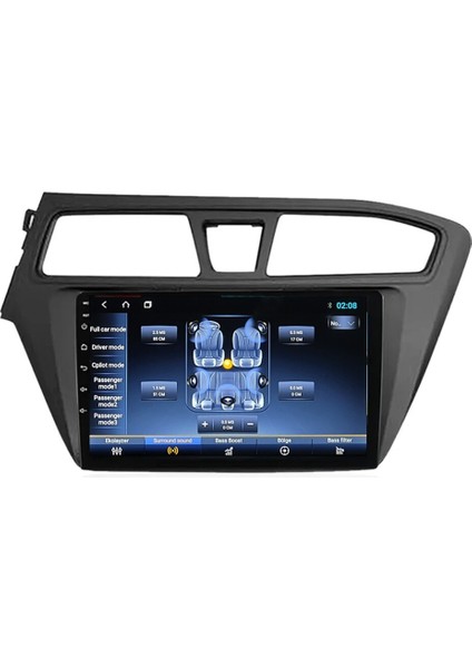 Hyundai I20 Active Android Multimedya Sistemi (2015-2020) 2 Gb Ram 32 Gb Hafıza 4 Çekirdek Iphone Carplay Android Auto Evervox Brc