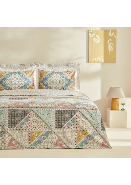 Karaca Home Edella %100 Pamuk Tek Kişilik Nevresim Takımı Multicolor