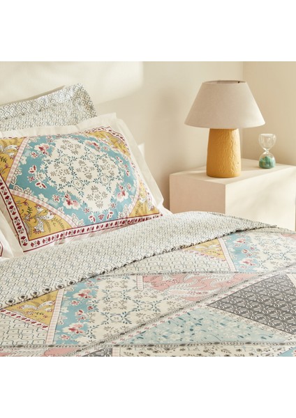 Karaca Home Edella %100 Pamuk Tek Kişilik Nevresim Takımı Multicolor