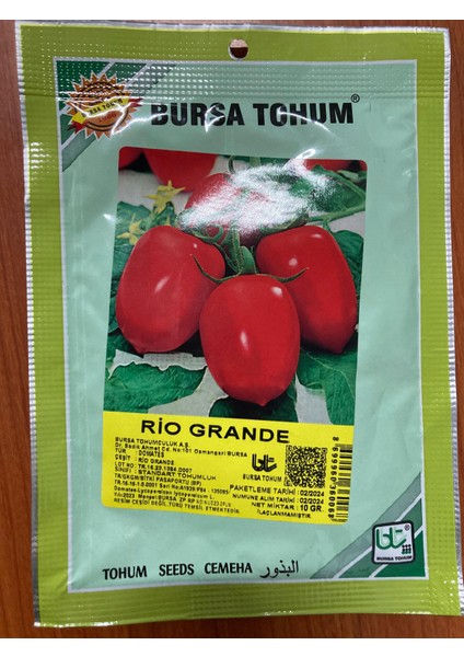 Rio Grande Domates Tohumu 10 gr