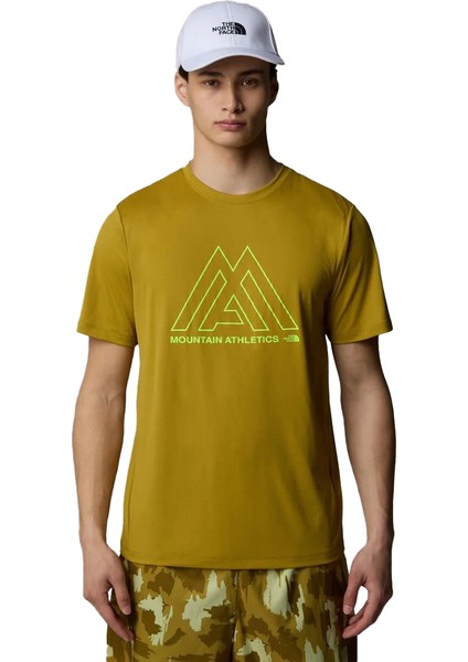 Ma 24/7 Erkek Yeşil Outdoor T-Shirt NF0A893ZECJ1