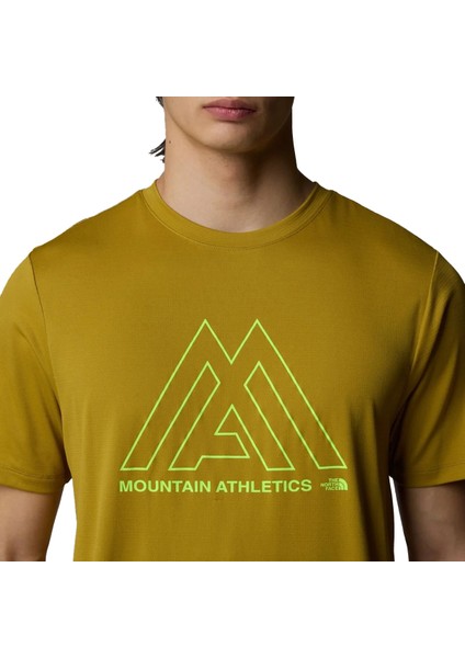 Ma 24/7 Erkek Yeşil Outdoor T-Shirt NF0A893ZECJ1 fırsatları