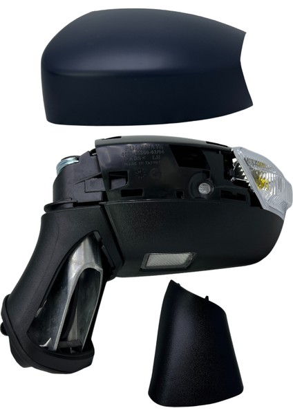 Dış Dikiz Aynası Ford Kuga 2008-2012 Elektrikli, Isıtmalı, Sinyalli, Alt Aydınlatmalı, Manuel Katlanır, Astarlı Kapak, 7 Pin