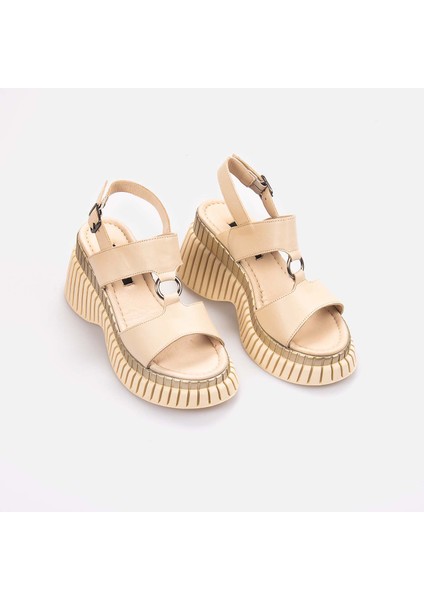Platform Topuk Kadın Sandalet 106-107