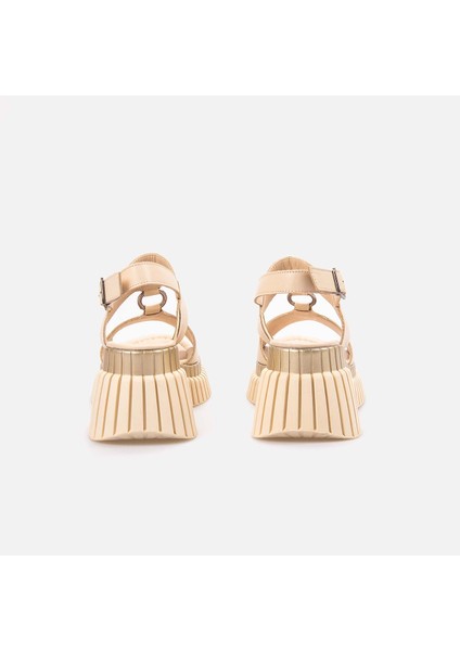 Platform Topuk Kadın Sandalet 106-107