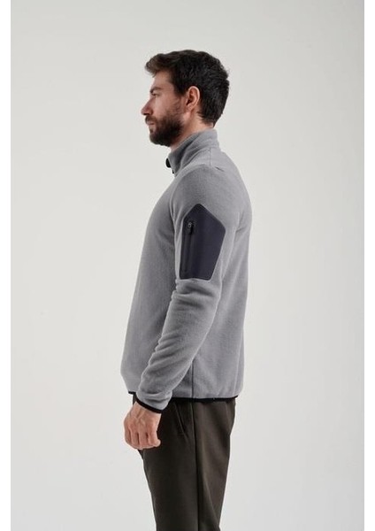 Erkek Yarım Fermuarlı Polar 2312002 Grey 2312002-057 modelleri