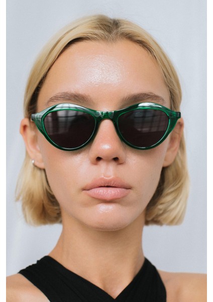 Saksağan Green Leopard Black Güneş Gözlüğü