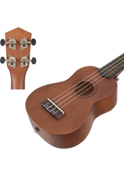 UKX-901M Brown Soprano Ukulele (Askı Çanta Metod Pena)