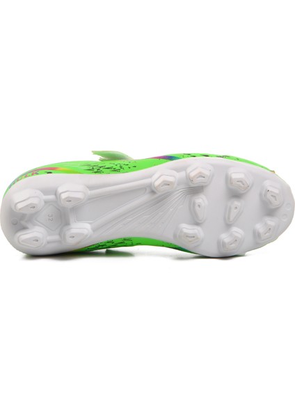 Hulk 129-F Yeşil-Beyaz Çocuk Krampon
