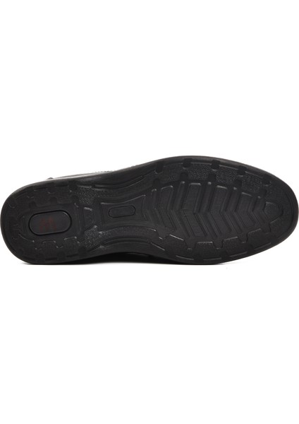 962 Jel Taban Bağcıklı Deri Siyah Erkek Günlük Ayakkabı indirimleri