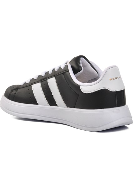 B-573 Siyah-Beyaz Bağcıklı Unisex Sneaker fırsatları
