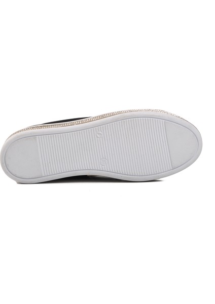 A201 Siyah Rugan Bağcıklı Taşlı Kadın Sneaker indirimleri