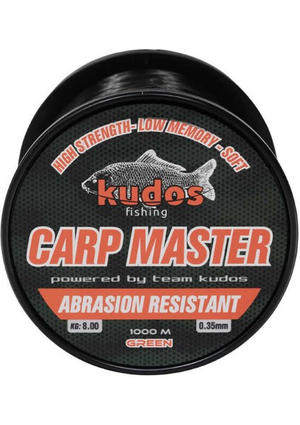 Carp Master 1000M 0.35 Yeşil Misina STANDART-0,40MM