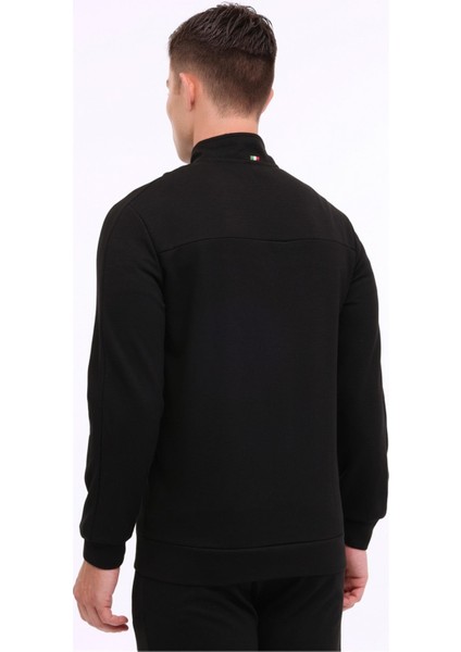 A10188807108010 4W ml Renato 18ITL1013 4pr Sıyah Erkek Sweatshırt