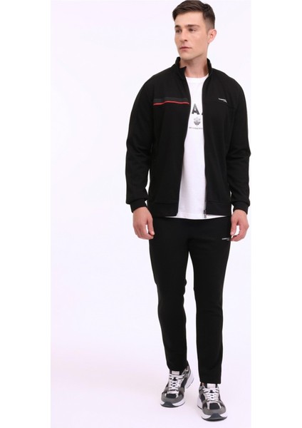 A10188807108010 4W ml Renato 18ITL1013 4pr Sıyah Erkek Sweatshırt
