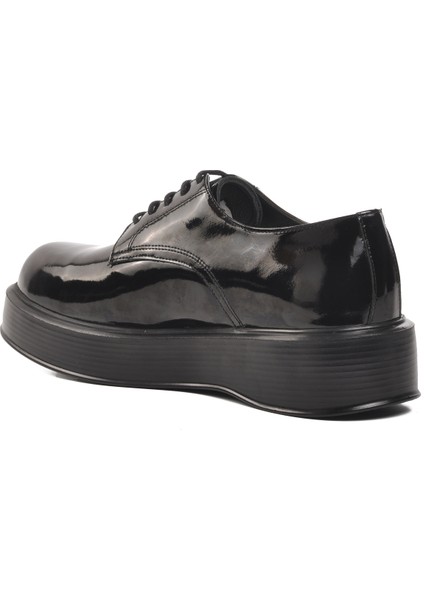 Premium 2128 Siyah Rugan Geniş Kalıp Deri Erkek Klasik Ayakkabı fırsatları