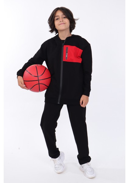 Erkek Çocuk 3lü Baskılı Eşofman Takım