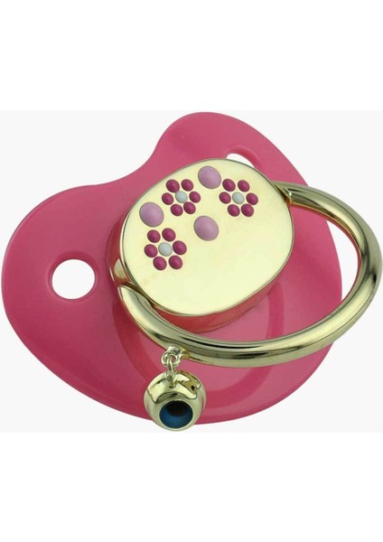 Altın Emzik Pembe Çiçekli 3.30 Gram
