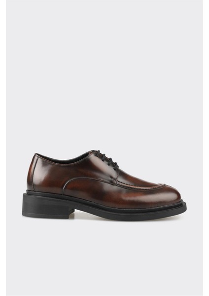 Taba Deri Kadın Günlük Ayakkabı