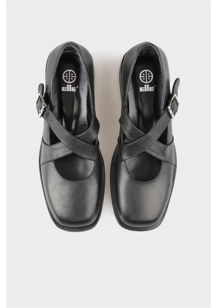 Siyah Deri Kadın Günlük Ayakkabı fırsatları