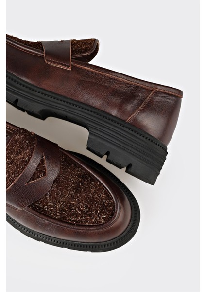 Kahve Deri Kadın Günlük Ayakkabı indirimleri