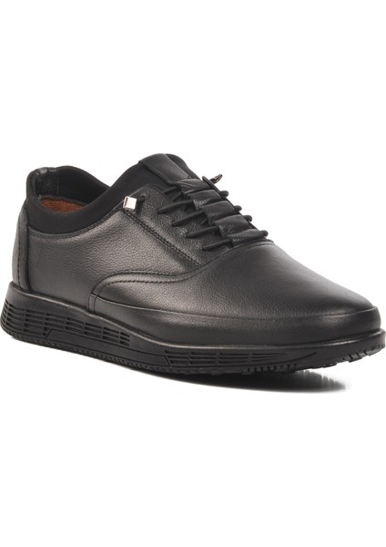008 Siyah Jel Taban Hakiki Deri Erkek Günlük Ayakkabı modelleri