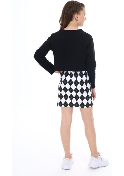 Kız Çocuk 2li Takım Baskılı Elbise indirimleri