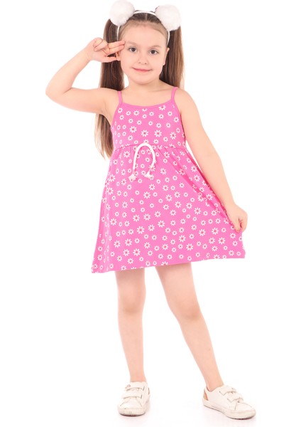 Kız Çocuk Komple Baskılı Elbise