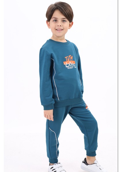 Erkek Çocuk Baskılı Eşofman Takım