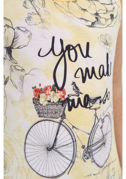 Kız Çocuk Bisiklet Baskılı Atlet indirimleri