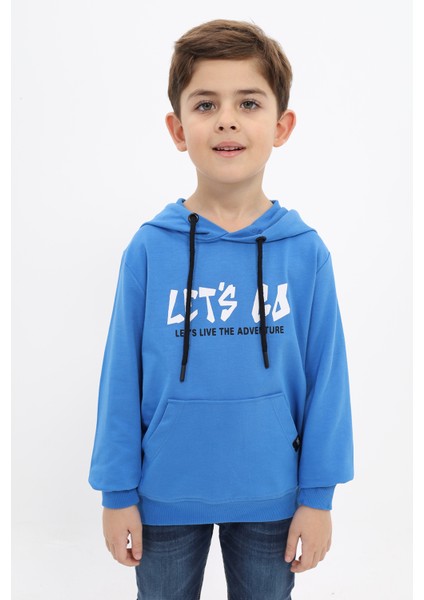 Erkek Çocuk Baskılı Sweatshirt