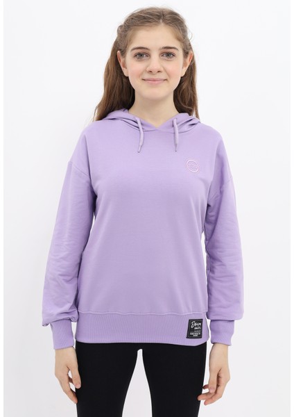 Kız Çocuk Nakışlı Sweatshirt