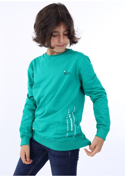 Erkek Çocuk Baskılı Sweatshirt