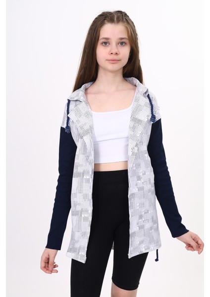 Kız Çocuk Komple Baskılı Hırka