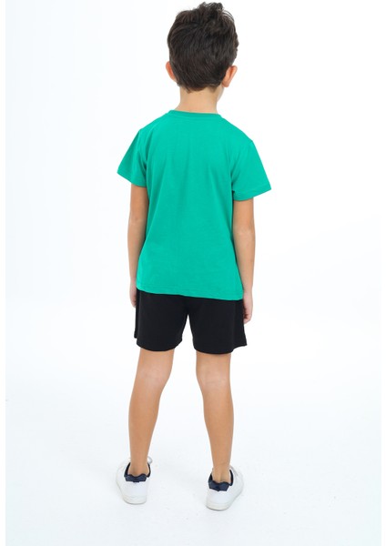 Erkek Çocuk Baskılı Şortlu Takım fırsatları