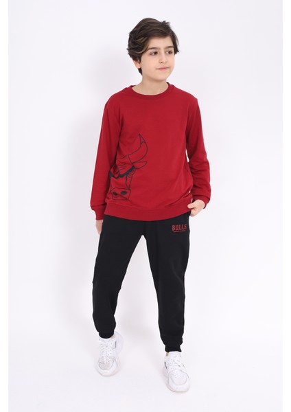 Erkek Çocuk Baskılı Eşofman Takım