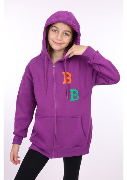 Kız Çocuk Nakışlı Hırka