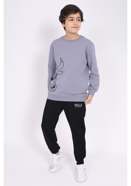 Erkek Çocuk Baskılı Eşofman Takım