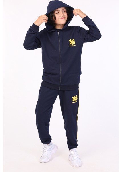 Erkek Çocuk 3lü Baskılı Eşofman Takım