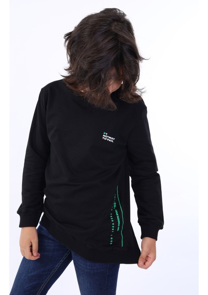 Erkek Çocuk Baskılı Sweatshirt