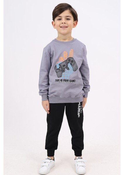 Erkek Çocuk Baskılı Eşofman Takım