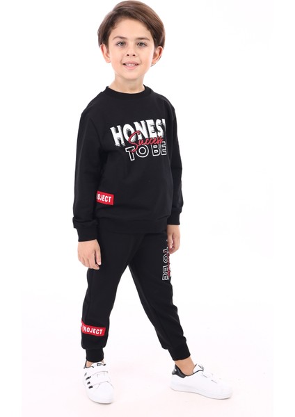 Erkek Çocuk Baskılı Eşofman Takım