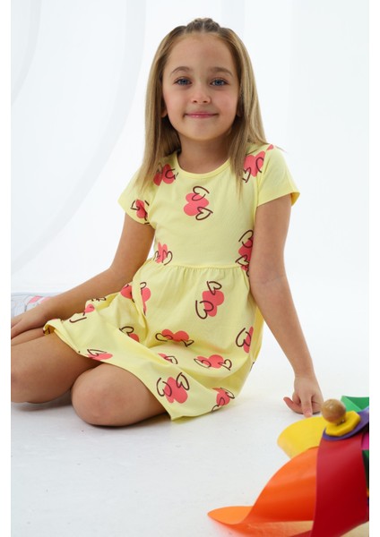 Kız Çocuk Baskılı Elbise indirimleri