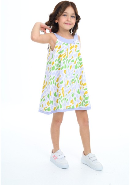 Kız Çocuk Baskılı Elbise modelleri