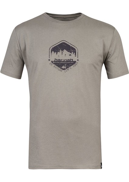 Ramone Baskılı Erkek T-Shirt Timber Wolf Timber Wolf - M