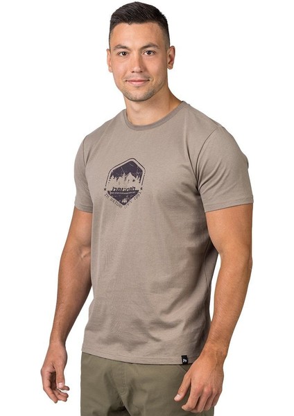 Ramone Baskılı Erkek T-Shirt Timber Wolf Timber Wolf - M fırsatları
