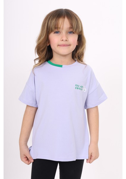 Kız Çocuk Baskılı Tişört