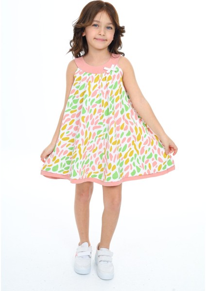 Kız Çocuk Baskılı Elbise